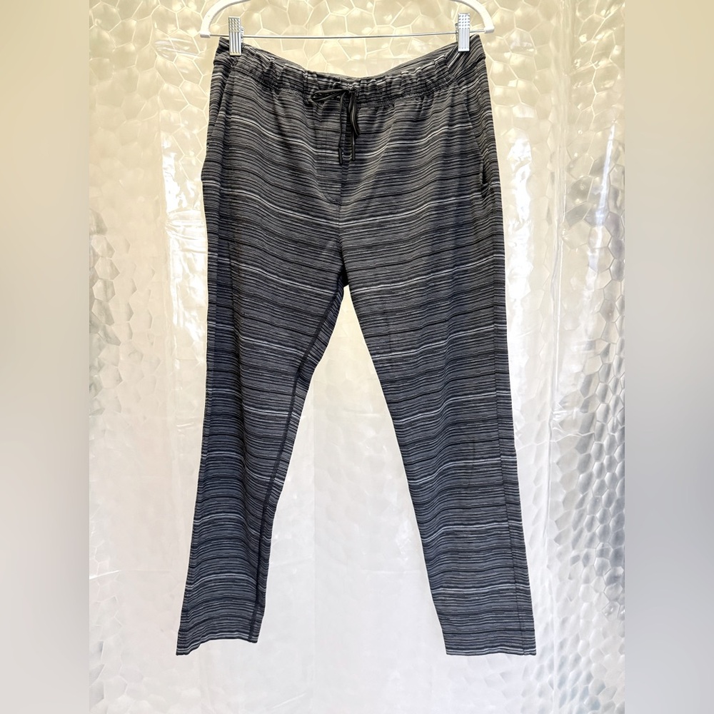 Lululemon Gray Striped Joggers